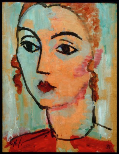 Portrait of Lisa Kümmel by Alexej von Jawlensky